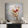 Poster - Dancer, 100 x 100 см, Framed poster on glass, Famous People