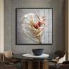 Poster - Dancer, 100 x 100 см, Framed poster on glass, Famous People