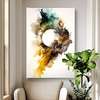 Poster - The abstract sun, 60 x 90 см, Framed poster on glass, Abstract