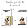 Poster - Pirat ursuleț de pluș, 40 x 40 см, Panza pe cadru, Pentru Copii