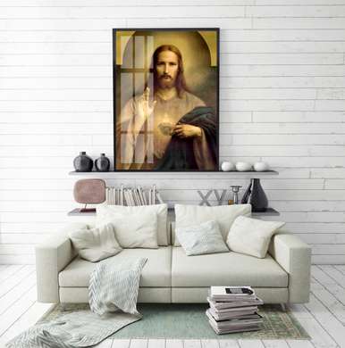 Poster - Jesus Christ, 60 x 90 см, Framed poster