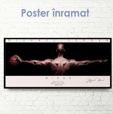 Poster - Wings, 90 x 30 см, Canvas on frame