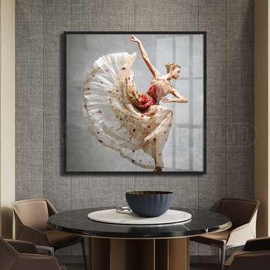 Poster - Dancer, 40 x 40 см, Canvas on frame, Famous People