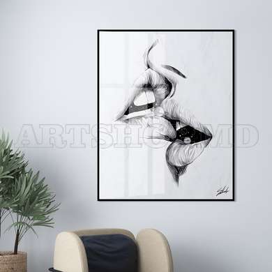 Poster - Sensibility, 30 x 45 см, Canvas on frame, Nude