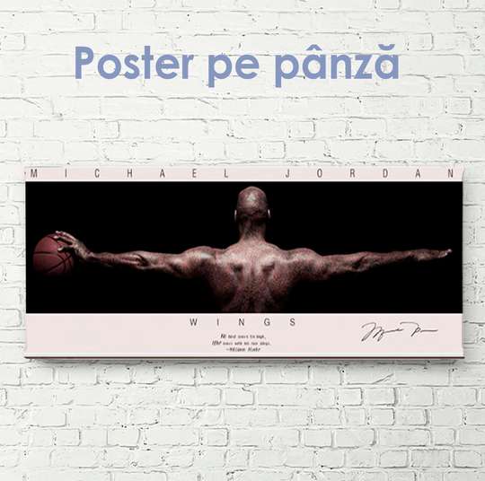 Poster, Wings, 90 x 30 см, Canvas on frame