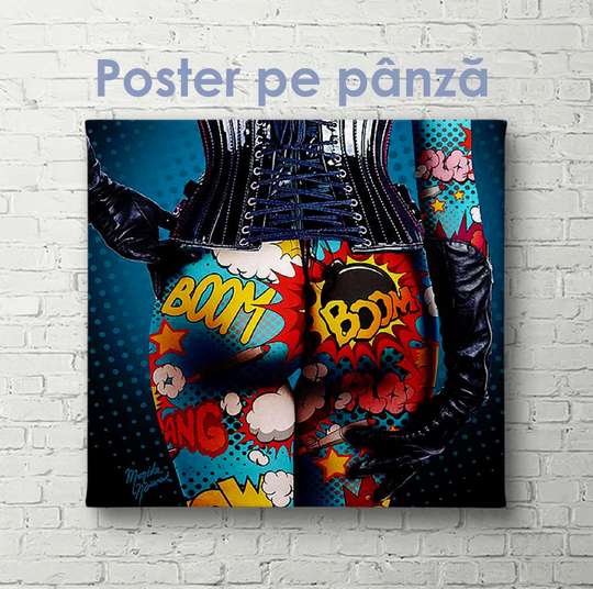 Poster - Creativitate, 40 x 40 см, Panza pe cadru, Glamour
