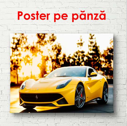 Poster - Ferrari, 90 x 60 см, Framed poster