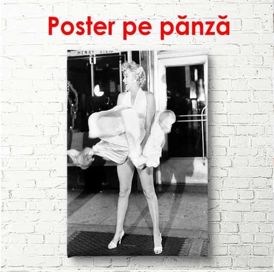 Poster - Marilyn Monroe, 60 x 90 см, Framed poster, Nude