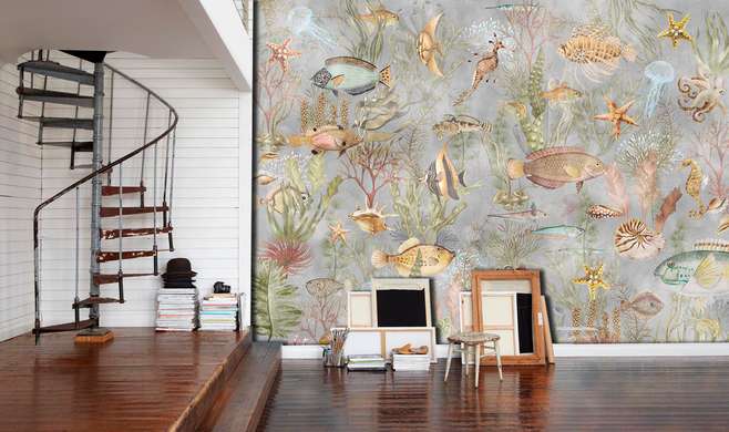 Wall Mural - Fish and marine life 3