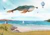 Paravan - Balena care zboară cu un trabuc, pe cer, 7