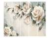 Paravan - Crenguțe de trandafiri albi, 7