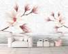 Wall Mural - Delicate white orchids by the water