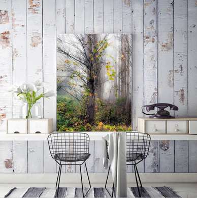 Постер - Осеннее дерево, 30 x 45 см, Холст на подрамнике