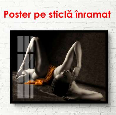 Poster - Dimineața misterioasă, 90 x 60 см, Poster înrămat