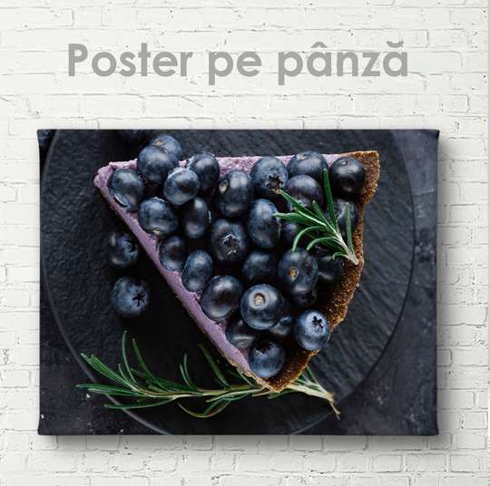 Poster - Berry dessert, 45 x 30 см, Canvas on frame