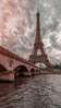 Poster - Eiffel Tower, 45 x 90 см, Framed poster on glass, Maps and Cities